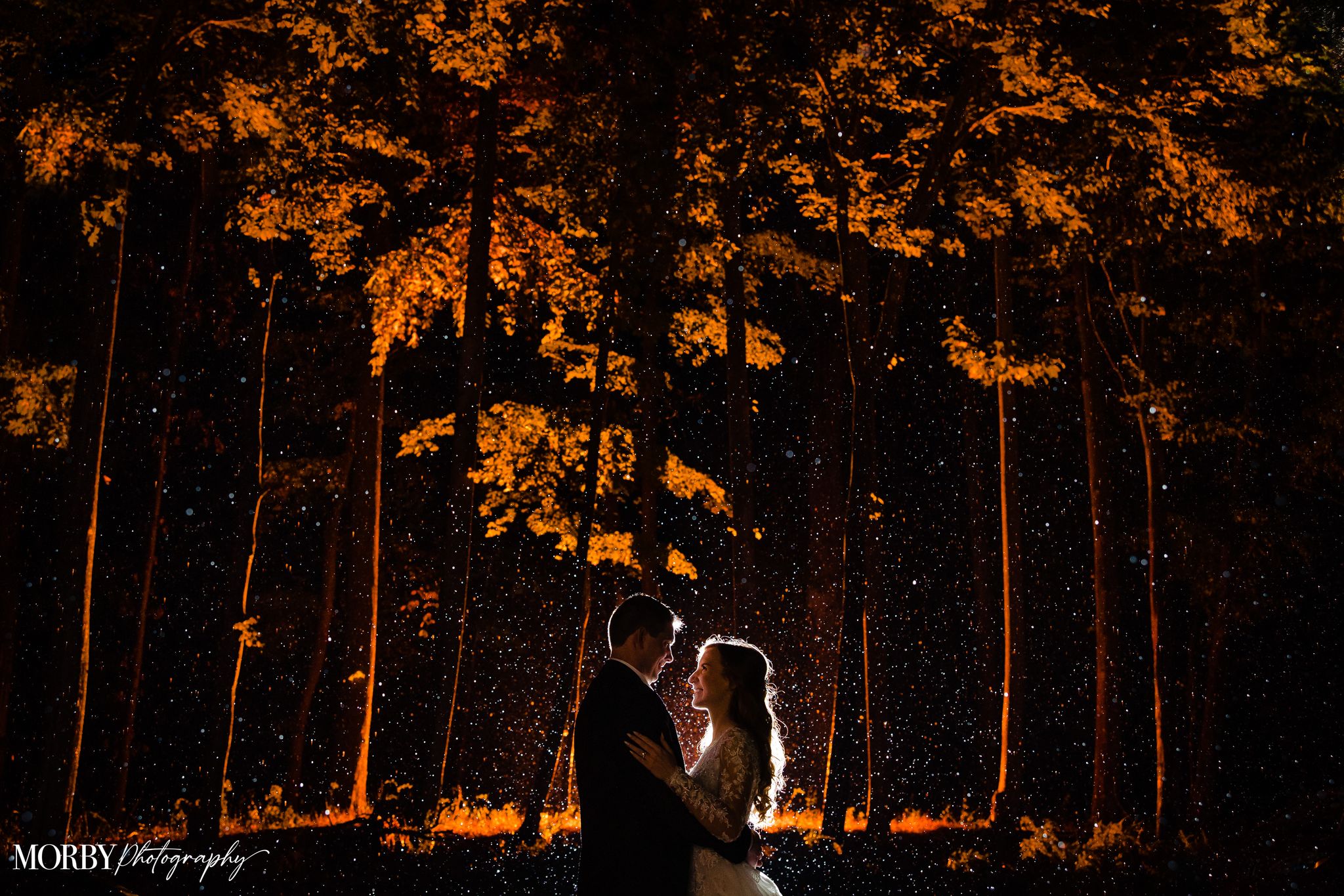 Bride And Groom Night Photography